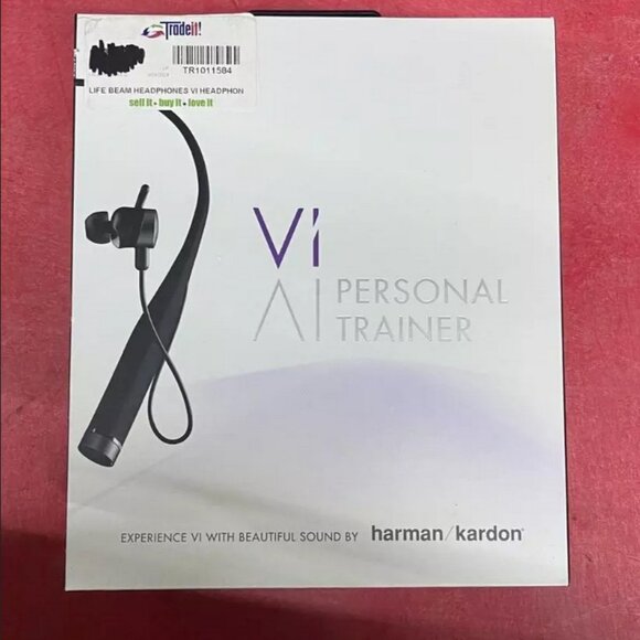 LifeBeam Train With Vi Wireless Bluetooth Headphones AI Personal Trainer 6421